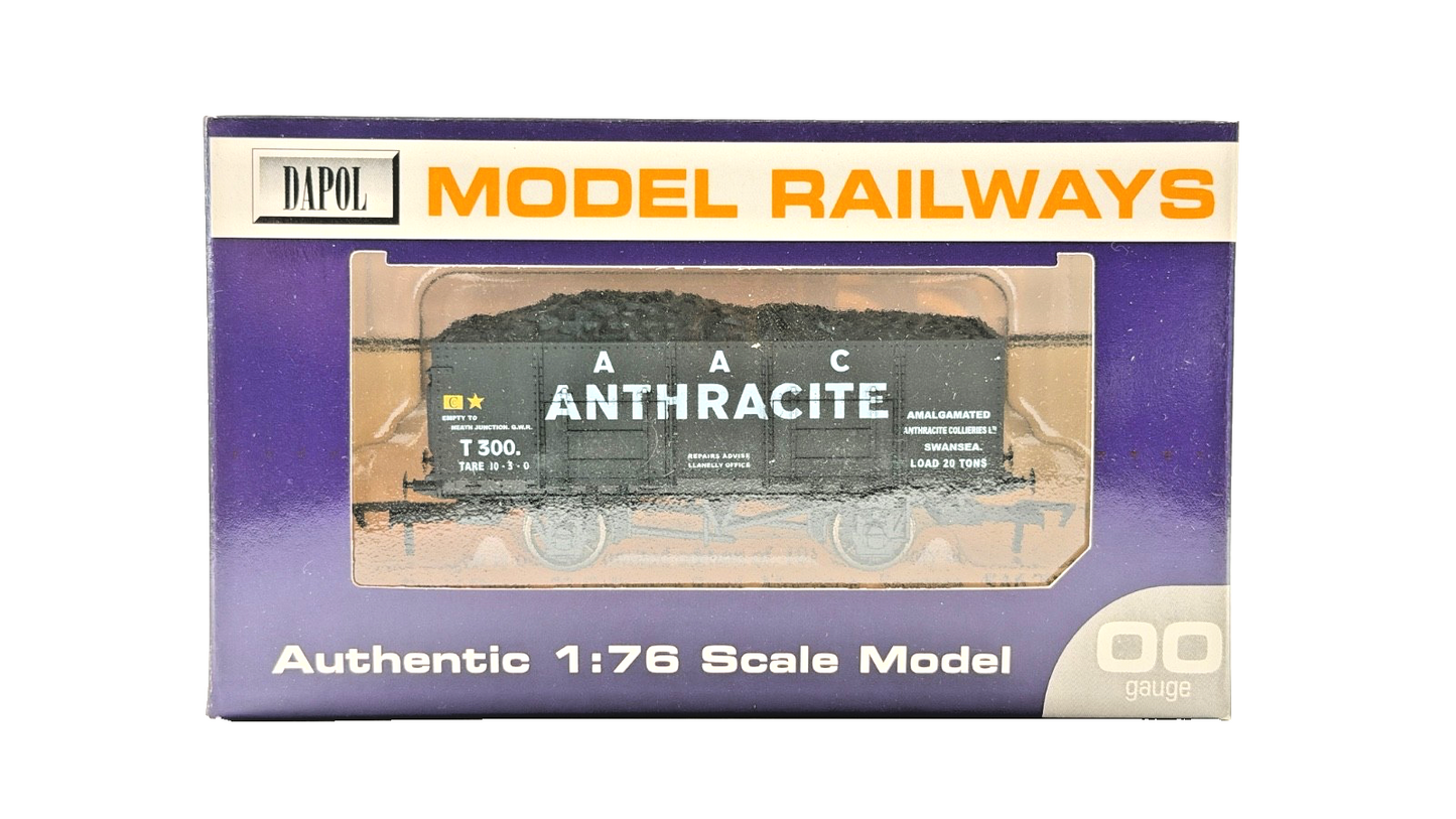DAPOL 00 GAUGE - AMALGAMATED ANTHRACITE AAC SWANSEA WAGON T300 (LIMITED EDITION)