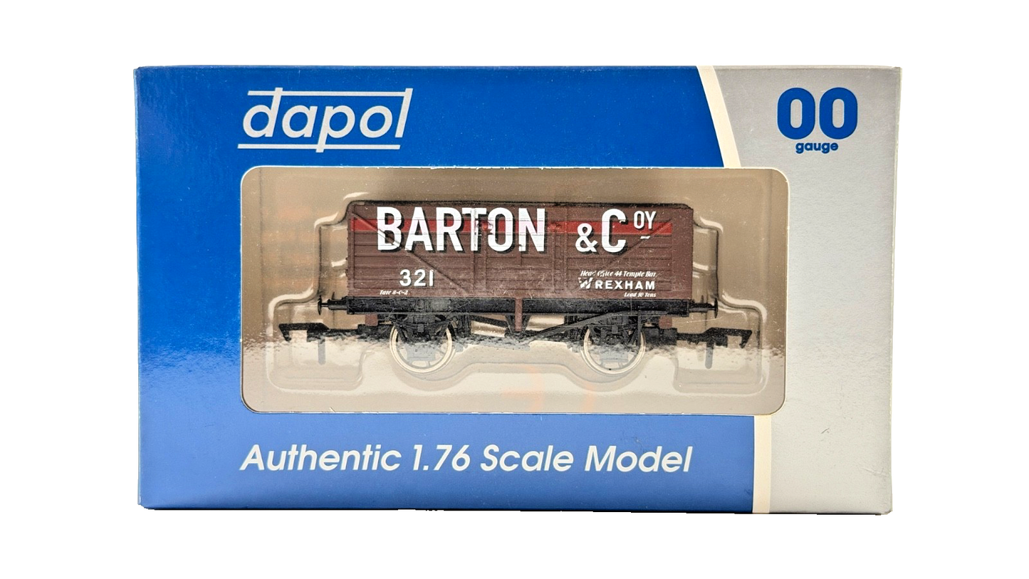 DAPOL 00 GAUGE - BARTON & CO TEMPLE BAR WREXHAM WAGON NO.321 (LIMITED EDITION)