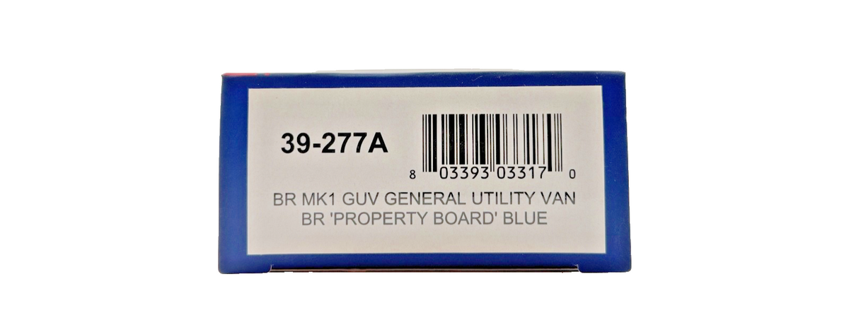 BACHMANN OO GAUGE - 39-277A - BR MK1 GUV GENERAL UTILITY BR PROPERTY BOARD BLUE