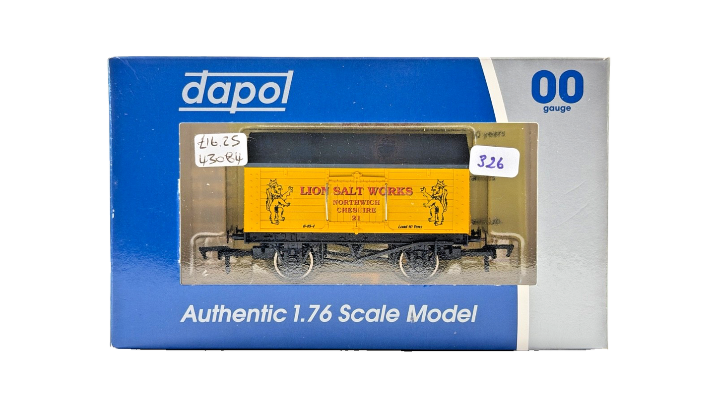 DAPOL 00 GAUGE - LION SALT WORKS NORTHWICH CHESHIRE WAGON 21 (LIMITED EDITION)