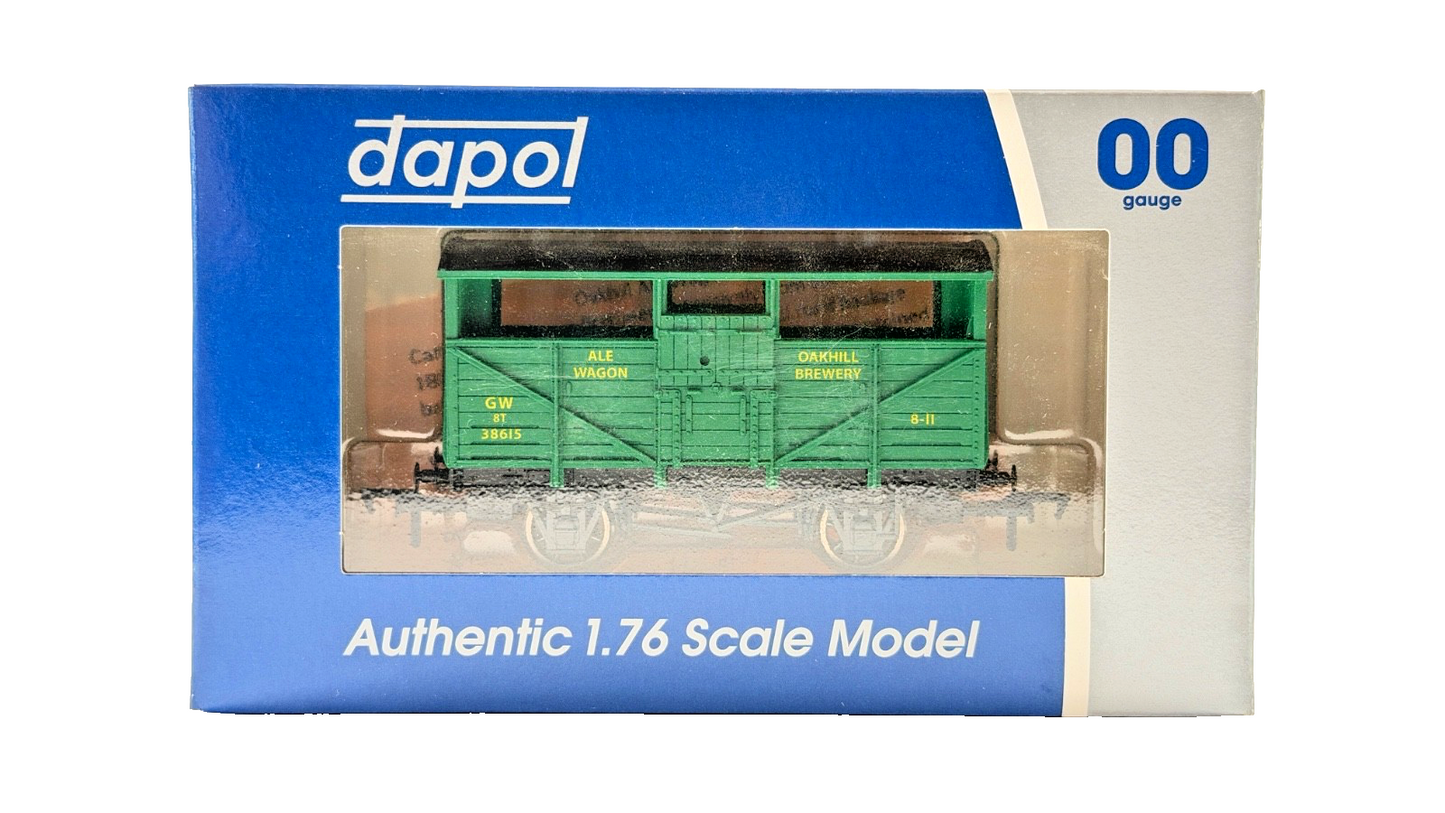 DAPOL 00 GAUGE - OAKHILL BREWERY ALE WAGON GW 8T NO.38615 (LIMITED EDITION)