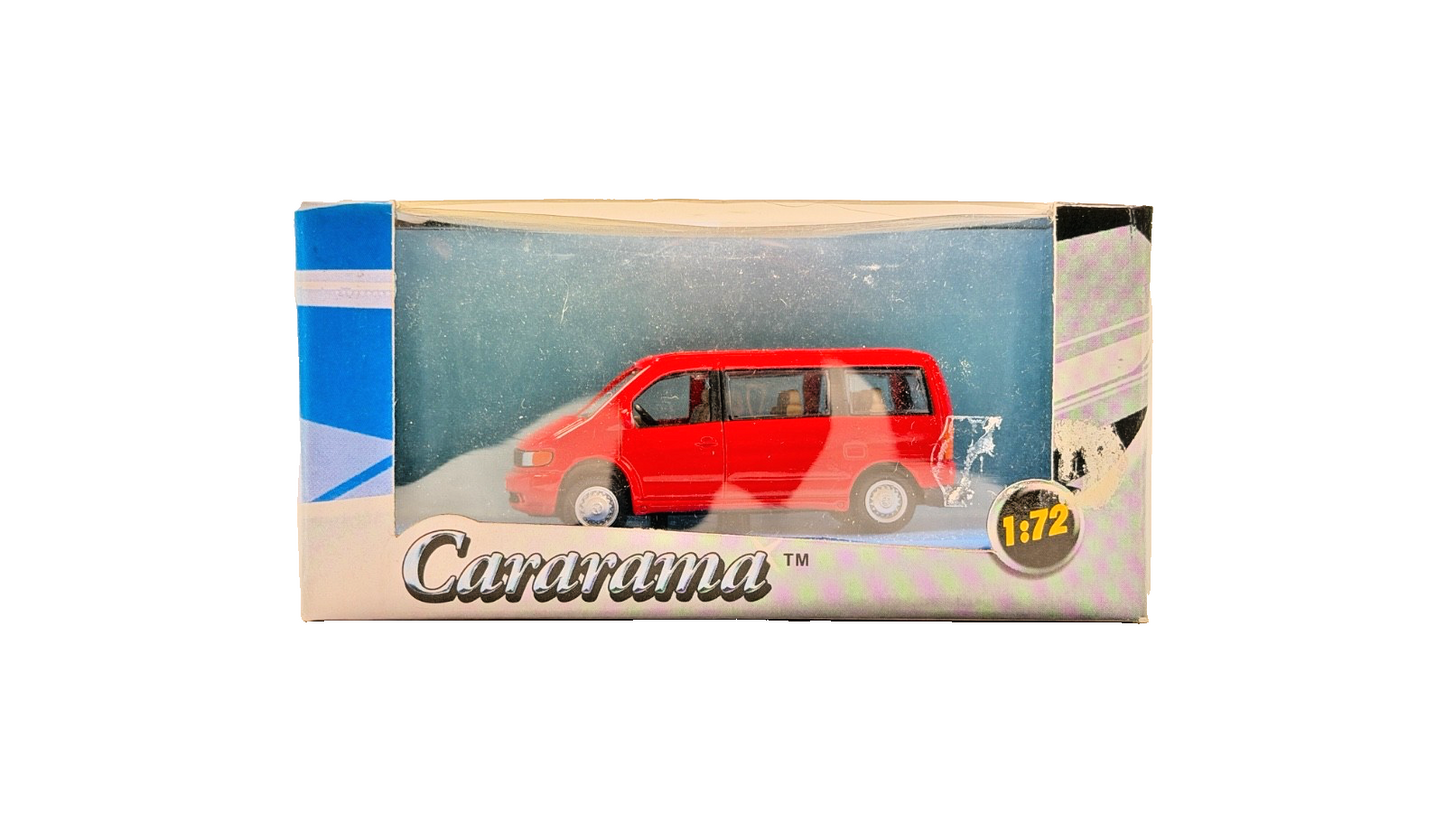 CARARAMA 1/72 SCALE - MERCEDES BENZ VITO MINIBUS RED - BOXED