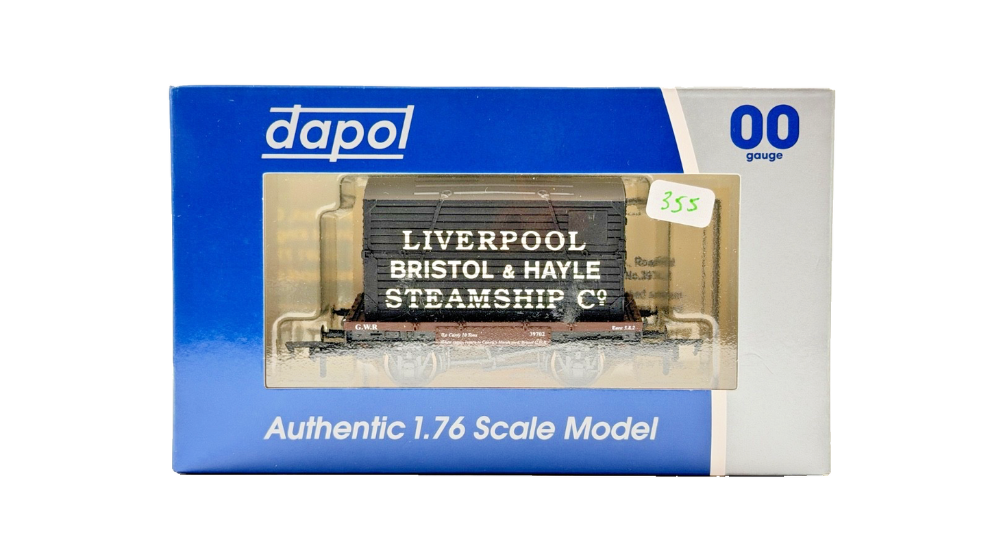DAPOL 00 GAUGE - LIVERPOOL BRISTOL & HAYLE STEAMSHIP CONFLAT (LIMITED EDITION)