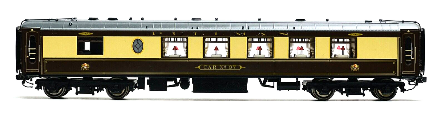 GOLDEN AGE MODELS 00 GAUGE - 1-C GREY 'CAR NO.67' WHEEL BRASS PULLMAN COACH