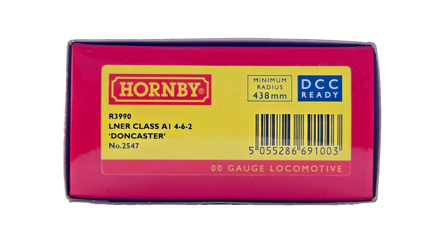 HORNBY OO GAUGE - R3990 - LNER APPLE GREEN CLASS A1 4-6-2 DONCASTER 2547 NQP