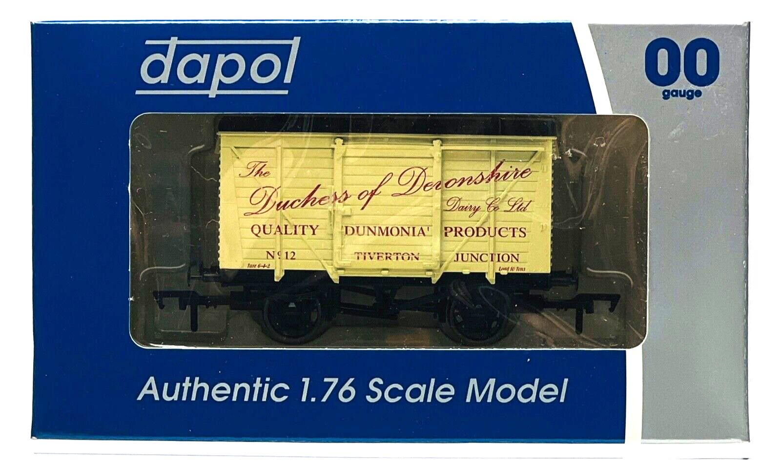 DAPOL 00 GAUGE - DUCHESS OF DEVONSHIRE DAIRY VENT VAN NO.12 (BDMRC LIMITED ED)