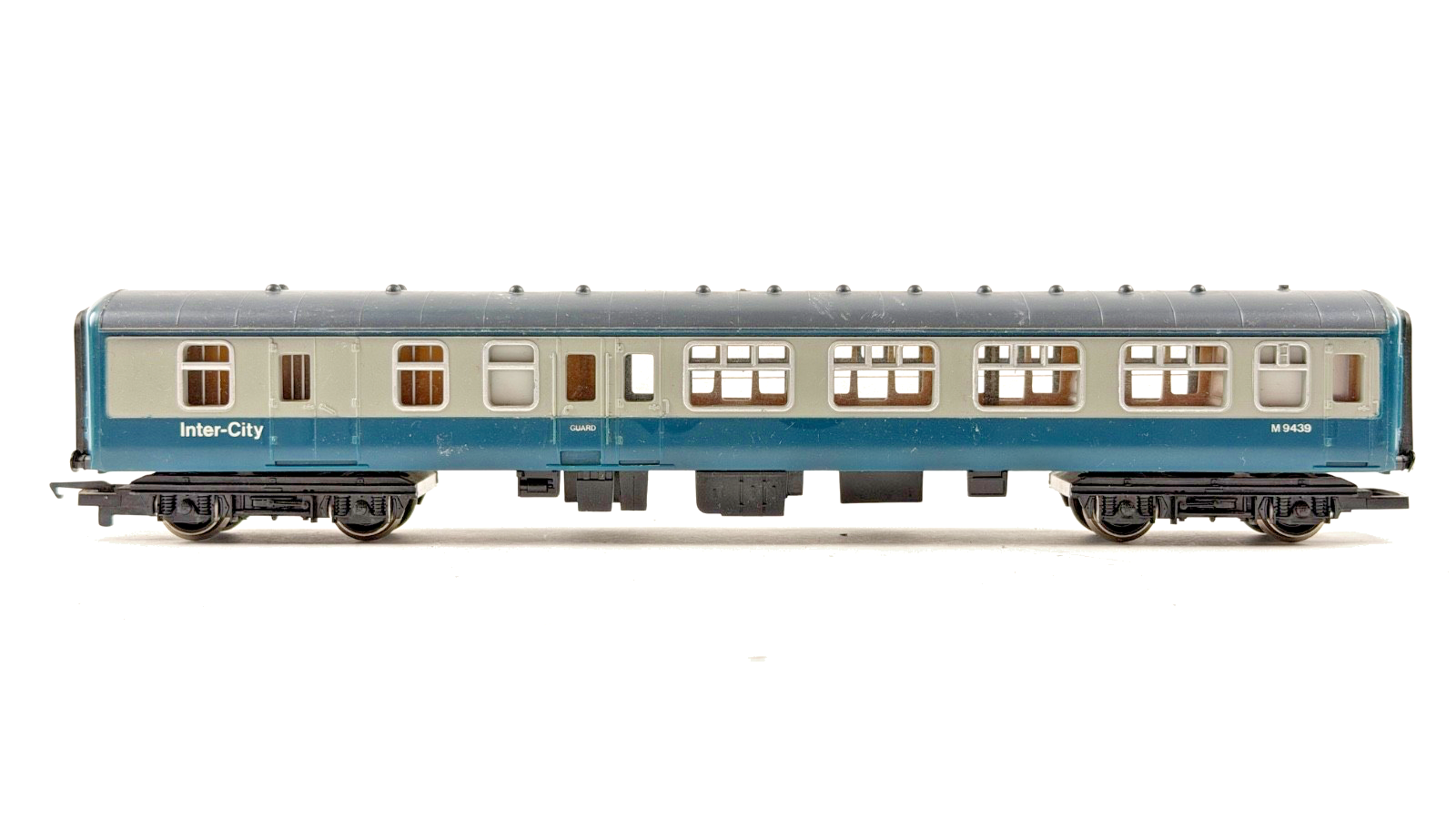 HORNBY OO GAUGE RAKE OF 2 BR BLUE GREY MK2 INTERCITY PASSENGER COACHES UNBOXED