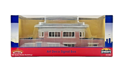 BACHMANN SCENECRAFT OO GAUGE - 44-064 - ART DECO SIGNAL BOX - BOXED