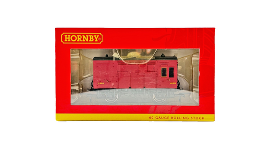 HORNBY OO GAUGE - R6678A - LMS CRIMSON HORSE BOX WAGON 42409 BOXED
