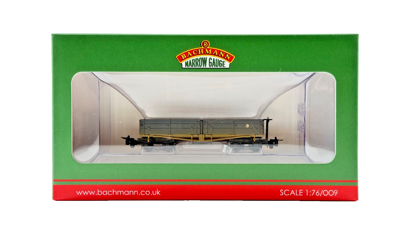 BACHMANN OO9 SCALE - 393-051A - D CLASS OPEN BOGIE WAGON NOCTON ESTATES (W)