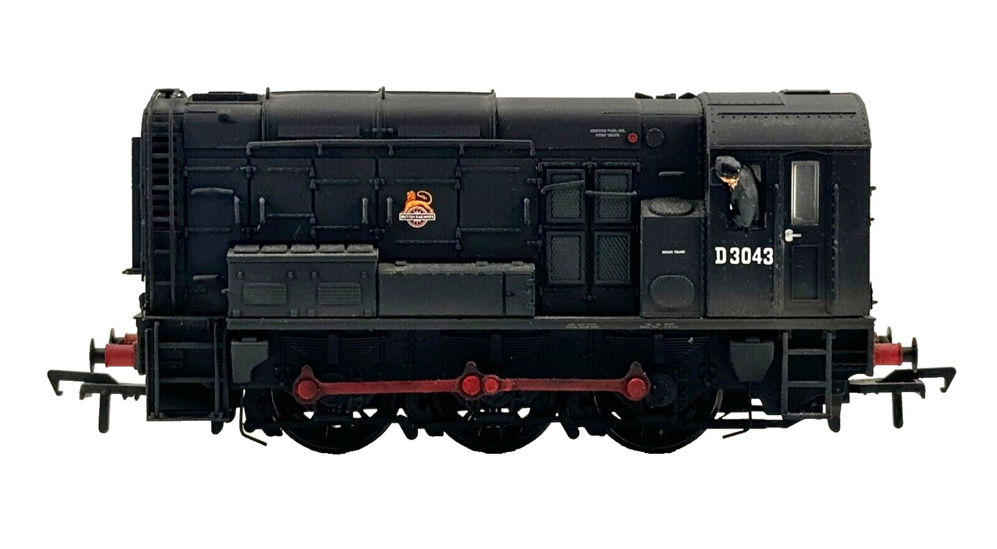 BACHMANN 00 GAUGE - 32-114A - CLASS 08 DIESEL SHUNTER D3043 RENUMBERED WEATHERED