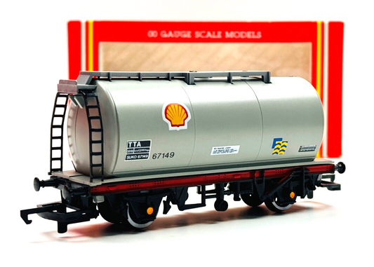 HORNBY 00 GAUGE - R032 - "SHELL" PETROL TANK WAGON TTA TANKER - BOXED