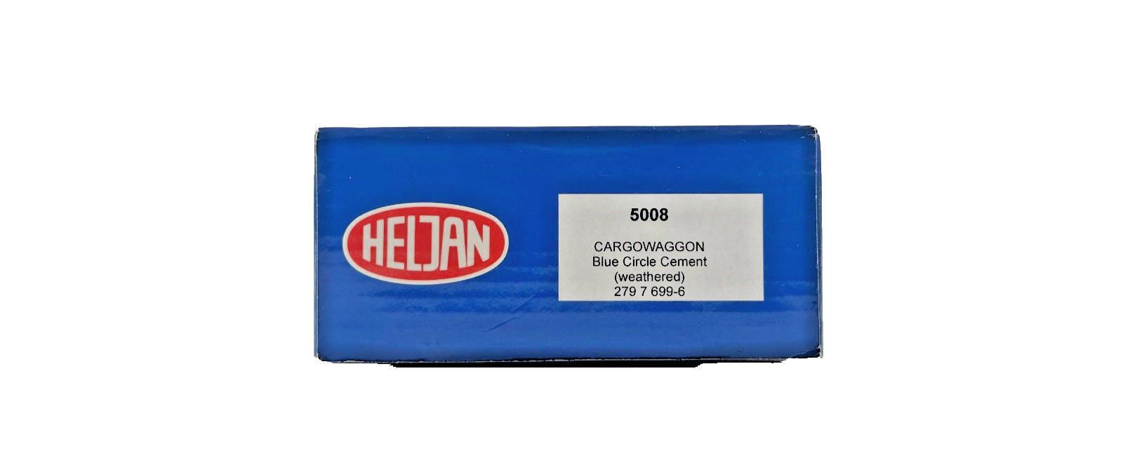 HELJAN OO GAUGE - 5008 - BLUE CIRCLE CEMENT (WEATHERED) CARGOWAGGON BOXED
