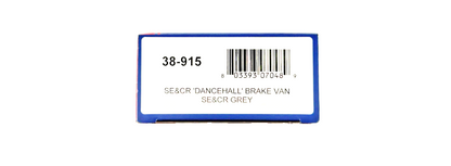 BACHMANN OO GAUGE - 38-915 - SE&CR DANCEHALL BRAKE VAN SE&CR GREY BOXED