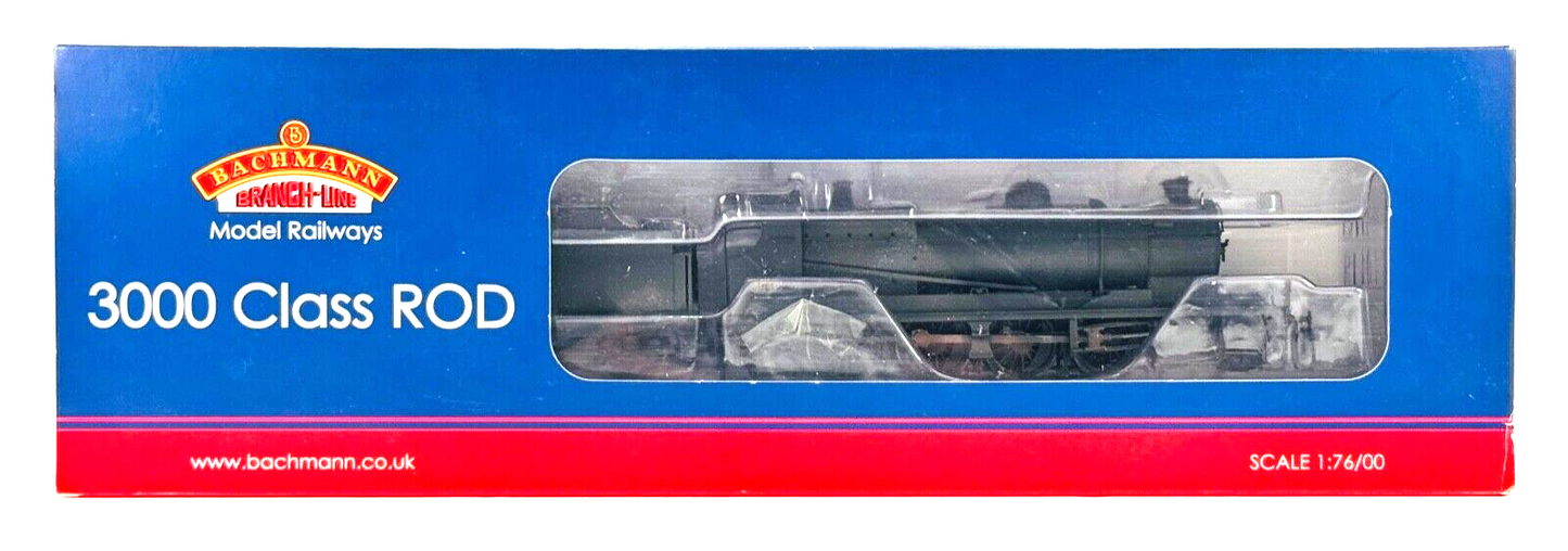 BACHMANN 00 GAUGE - 31-128 - 3000 CLASS ROD 3036 BR BLACK EARLY EMBLEM WEATHERED