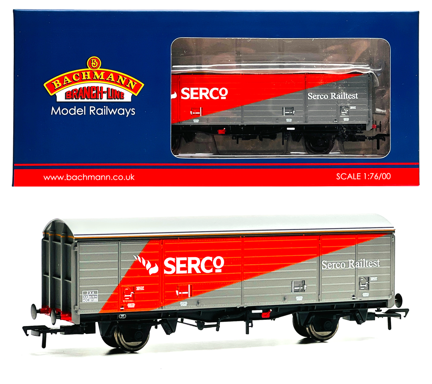 BACHMANN 00 GAUGE - 38-140W - VDA SLIDING DOOR BOX VAN 'SERCO' KERNOW EXCLUSIVE