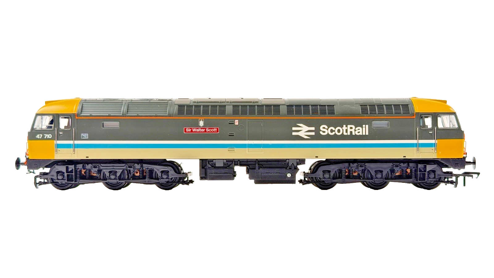 BACHMANN 00 GAUGE - 31-653 - CLASS 47 DIESEL 47710 SIR WALTER SCOTT SCOTRAIL