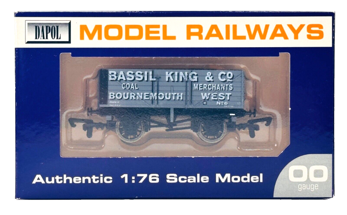 DAPOL 00 GAUGE - BASSIL KING COAL MERCHANTS BOURNEMOUTH NO.6 (LIMITED EDITION)