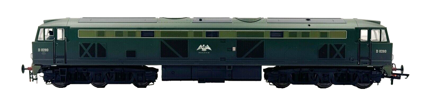 HELJAN 00 GAUGE - 53061 - CLASS 53 DIESEL D0280 'FALCON' 2 TONE GREEN WEATHERED