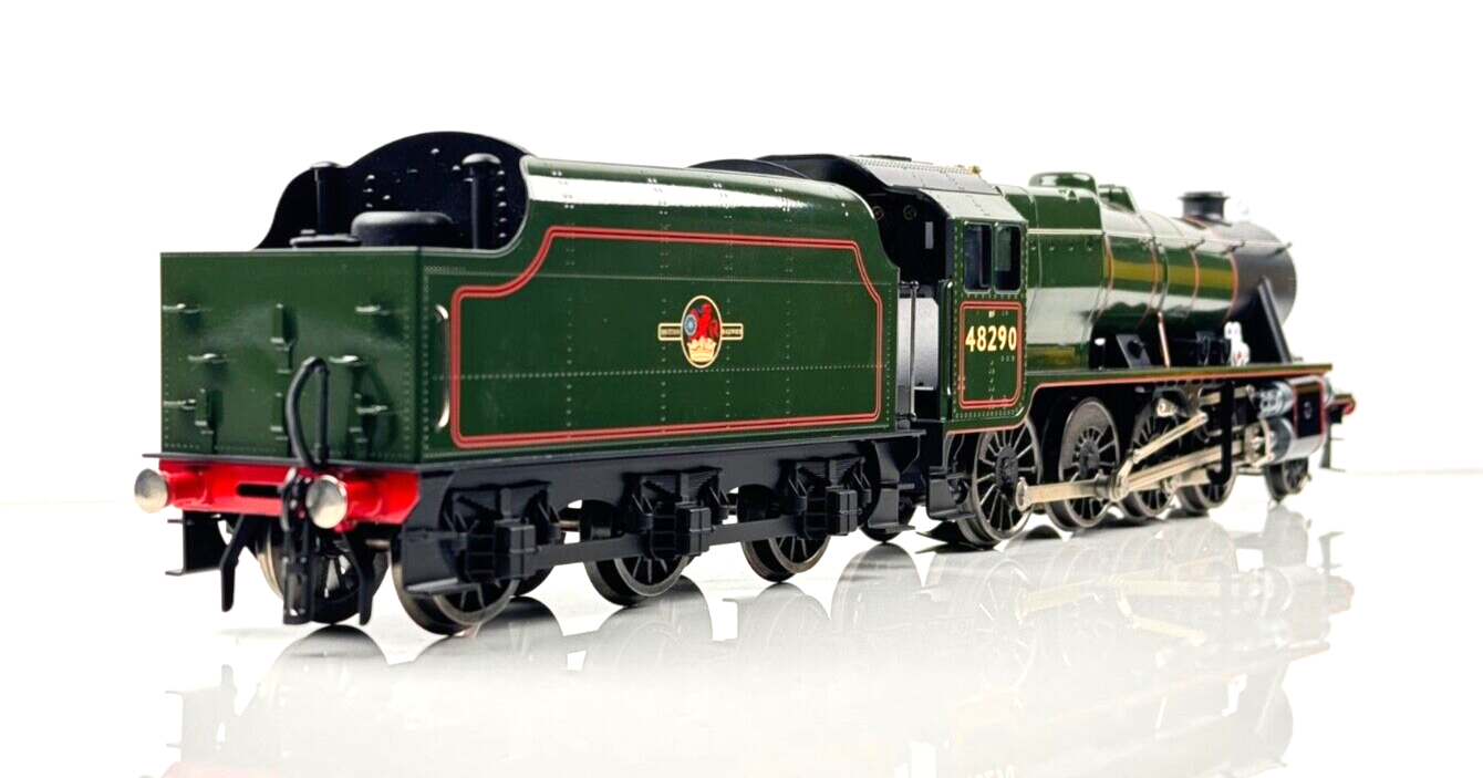 ACE TRAINS O GAUGE STANIER 8F 2-8-0 LOCOMOTIVE & TENDER BR GREEN 48290 POST 56'