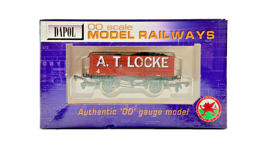 DAPOL 00 GAUGE - A T LOCKE GUILDFORD PLANK WAGON NO.4 (LIMITED EDITION)