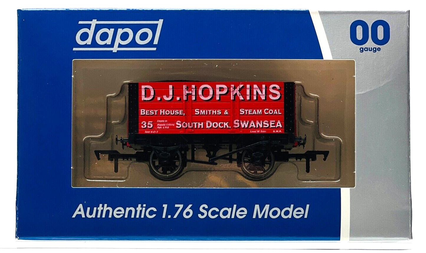 DAPOL 00 GAUGE - D J HOPKINS SOUTH DOCK SWANSEA STEAM COAL (BURNHAM DMRC LTD ED)