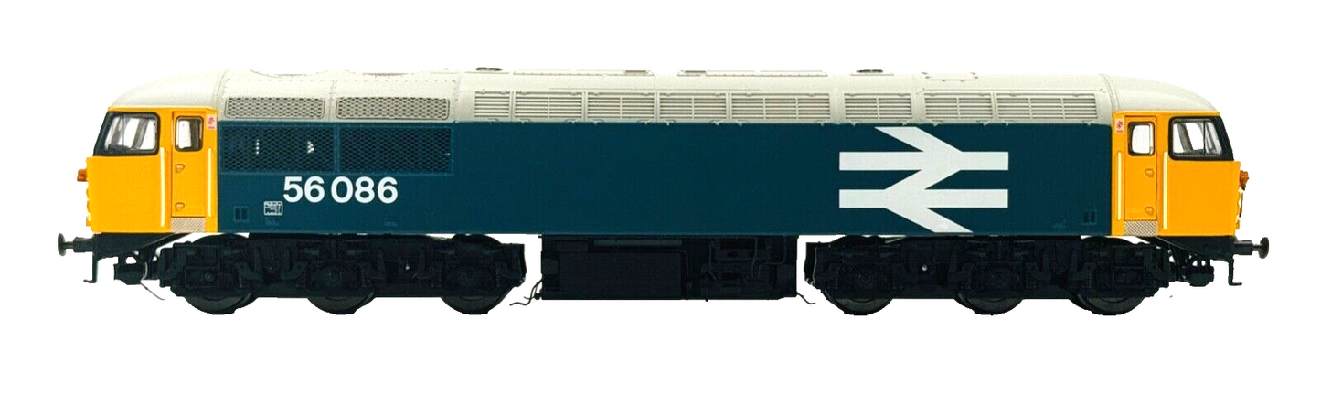 HORNBY 00 GAUGE - R30082 - CLASS 56 DIESEL 56086 BR LARGE LOGO - BOXED