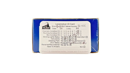BACHMANN OO GAUGE - 32-035 - CLASS 20 DIESEL 20164 BR BLUE DOMINO HEADCODE BOXED