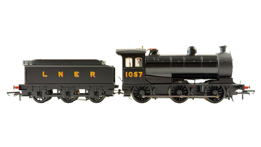 OXFORD RAIL OO GAUGE - OR76J26001 - LNER BLACK CLASS J26 LOCOMOTIVE 1057 BOXED