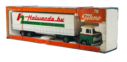 TEKNO 1/50 - 4217 - SCANIA 141 'HOLWERDA BV' INTERNATIONAL TRANSPORT - BOXED