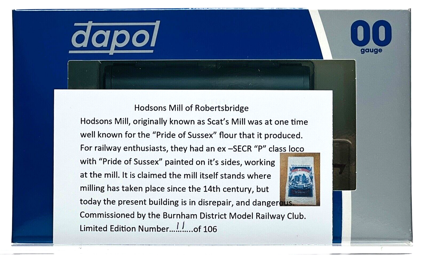 DAPOL 00 GAUGE - HODSON PRIDE OF SUSSEX 20T FLOUR WAGON 15 (BURNHAM LIMITED ED)