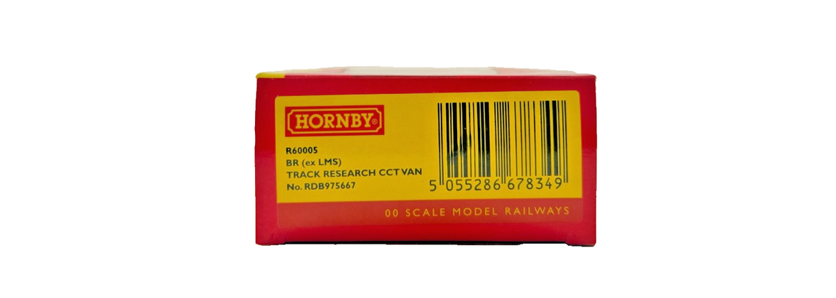HORNBY OO GAUGE - R60005 - BR (EX LMS) TRACK RESEARCH CCT VAN RTC BLUE BOXED