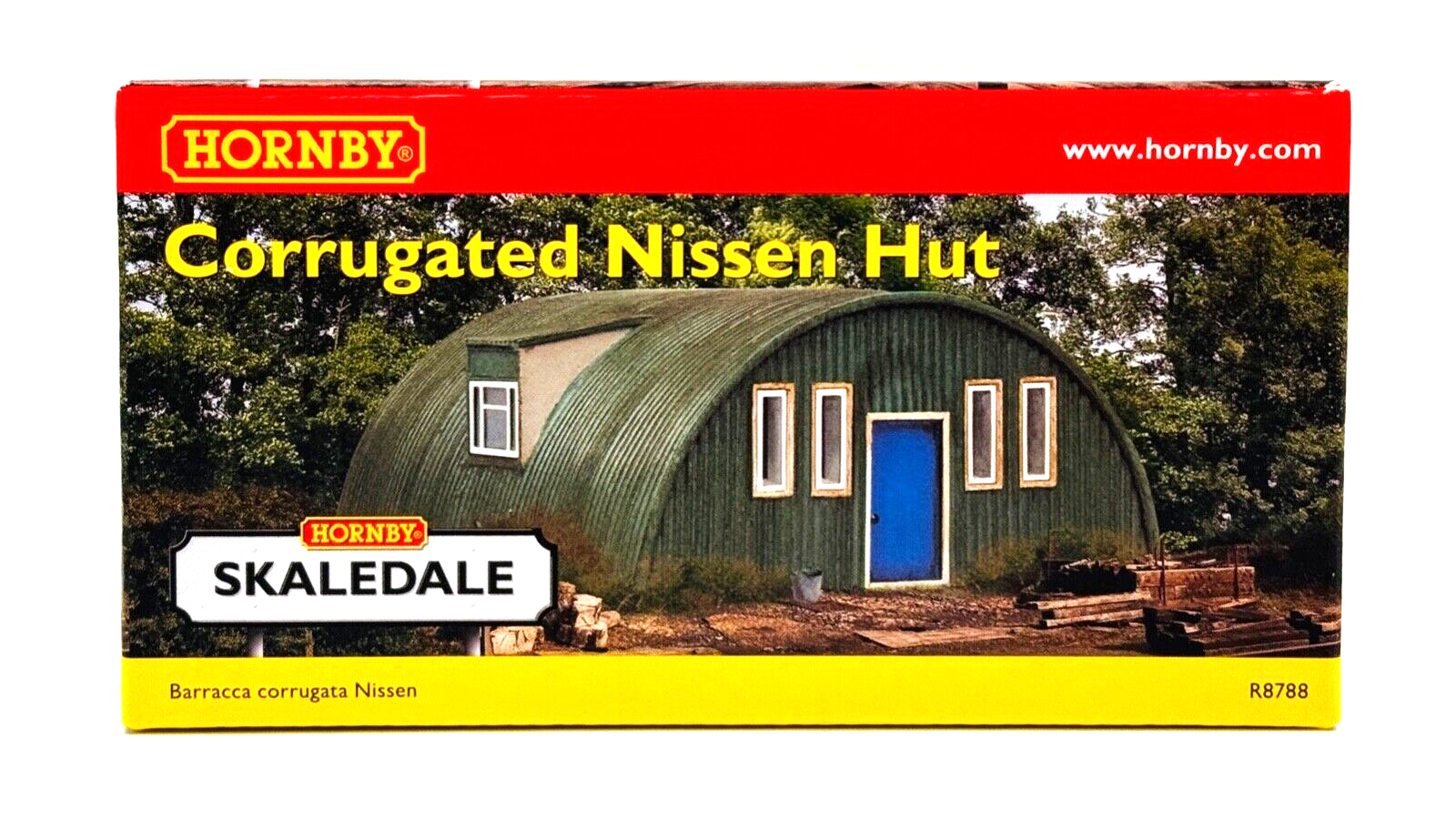 HORNBY 00 GAUGE SKALEDALE - R8788 - CORRUGATED NISSEN HUT - NEW BOXED