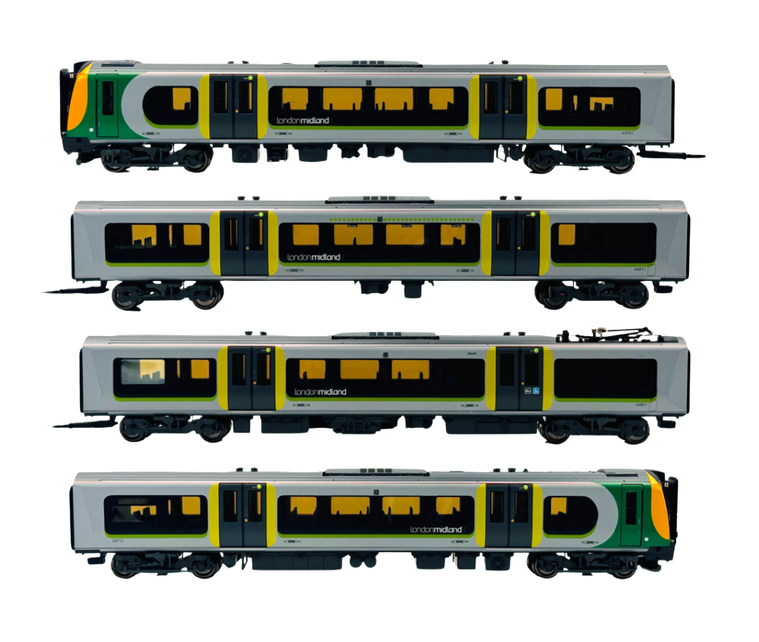 BACHMANN 00 GAUGE - 31-032 - CLASS 350/2 DESIRO FOUR CAR EMU LONDON MIDLAND