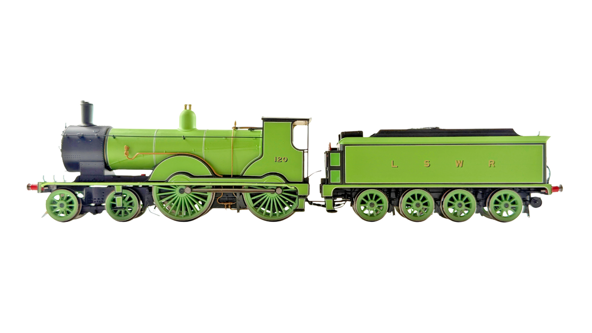 HORNBY OO GAUGE - R3863 - LSWR GREEN T9 CLASS 4-4-0 LOCOMOTIVE NO.120 NRM