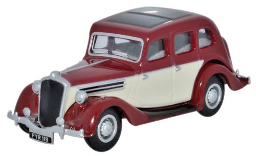 OXFORD DIECAST 1/76 SCALE - 76WO004 - WOLSELEY 18/85 MAROON/IVORY - NEW