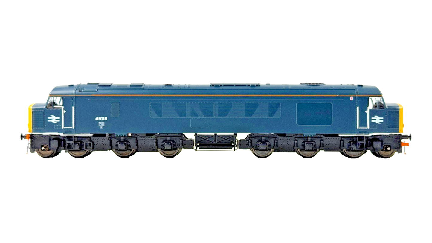 HELJAN OO GAUGE - 45502 - CLASS 45/1 DIESEL 45118 BR BLUE (HI HEADLIGHT) BOXED