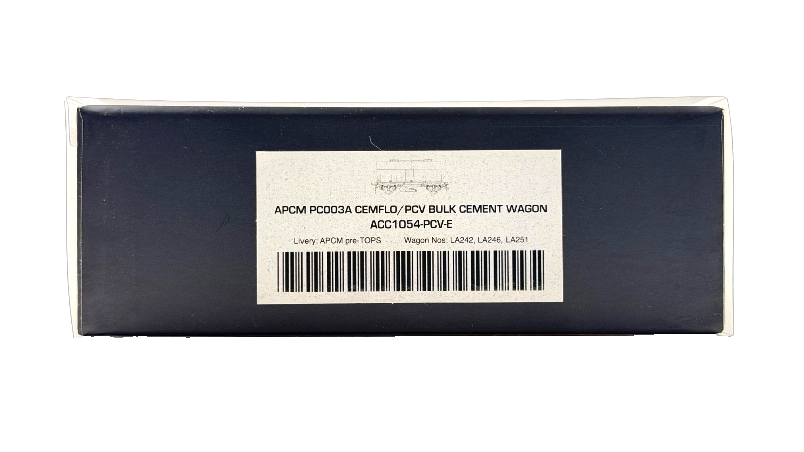 ACCURASCALE OO GAUGE - ACC1054-PCV-E - CEMFLO PCV BULK CEMENT WAGON PRE TOPS