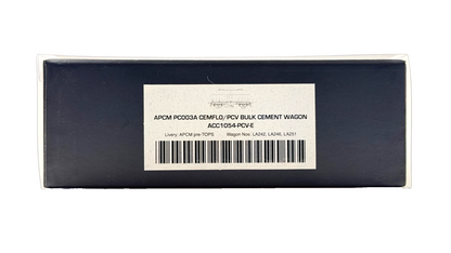 ACCURASCALE OO GAUGE - ACC1054-PCV-E - CEMFLO PCV BULK CEMENT WAGON PRE TOPS