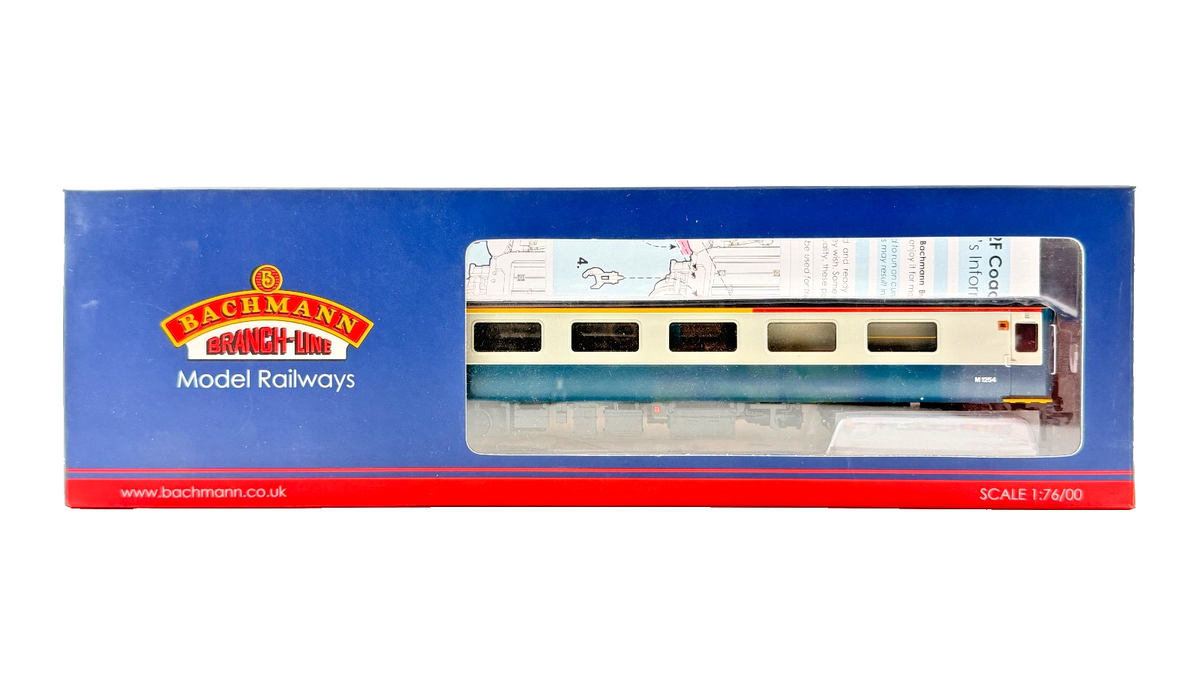 BACHMANN OO GAUGE - 39-685 - BR MK2F RFB RESTAURANT FIRST BUFFET COACH BLUE GREY