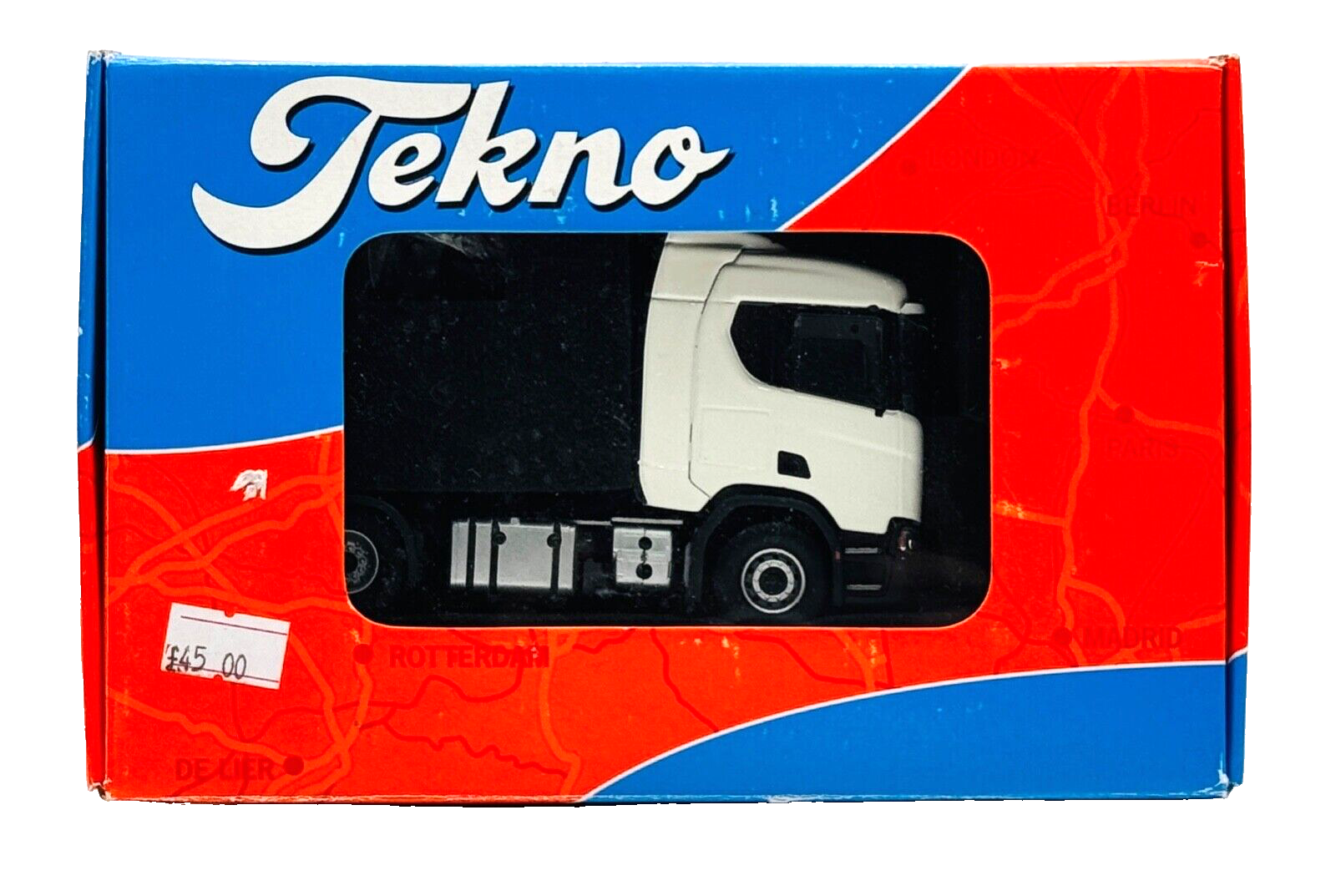 TEKNO 1/50 SCALE - 70940 - SCANIA R SERIES TRACTOR CAB UNIT WHITE - BOXED