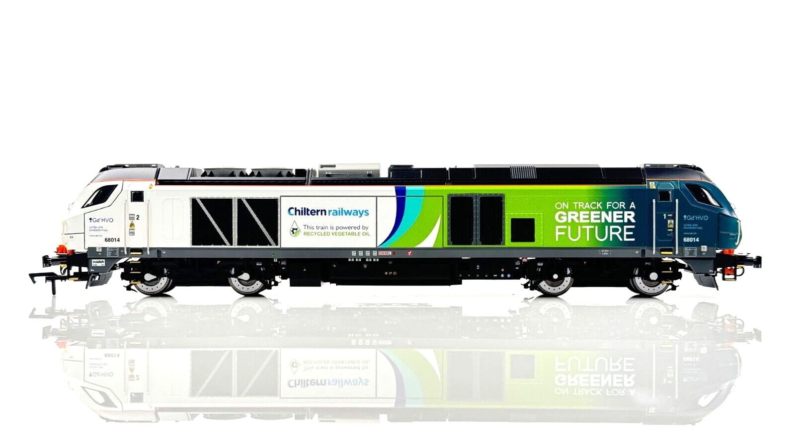 DAPOL 00 GAUGE - 4D-022-028 - CLASS 68 68014 CHILTERN GREEN BIO FUEL LIVERY NEW