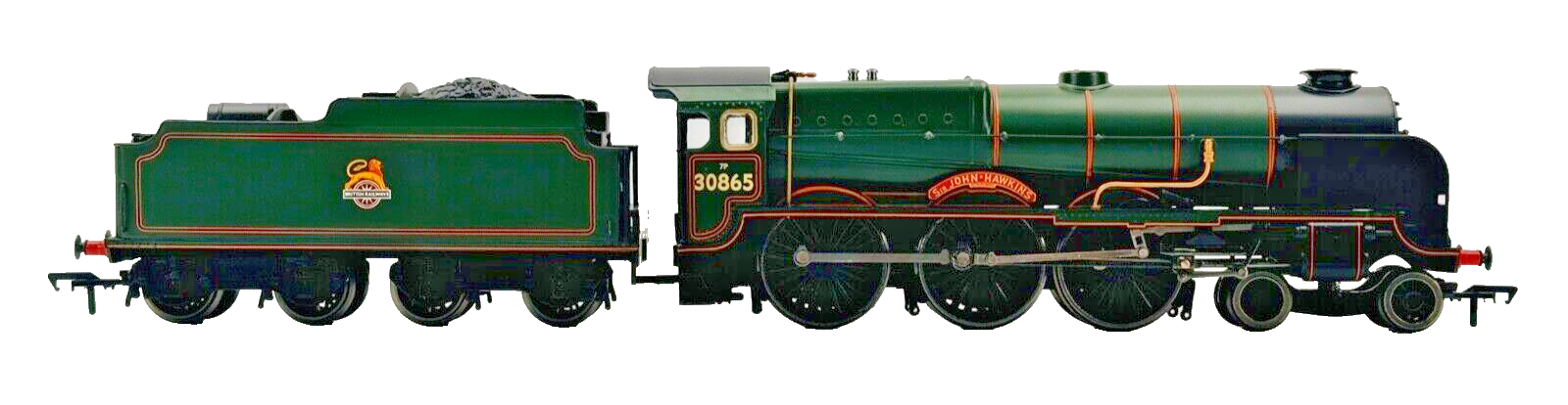 BACHMANN 00 GAUGE - 31-409 - LORD NELSON 30865 'SIR JOHN HAWKINS' BR GREEN BOXED