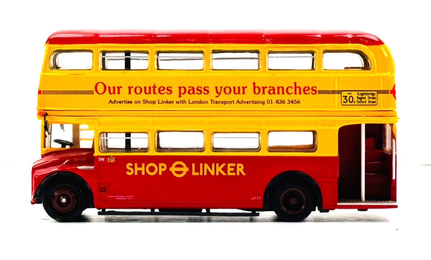 EFE 1/76 SCALE - 31514 - RM ROUTEMASTER LONDON TRANSPORT 'SHOP LINKER' - BOXED