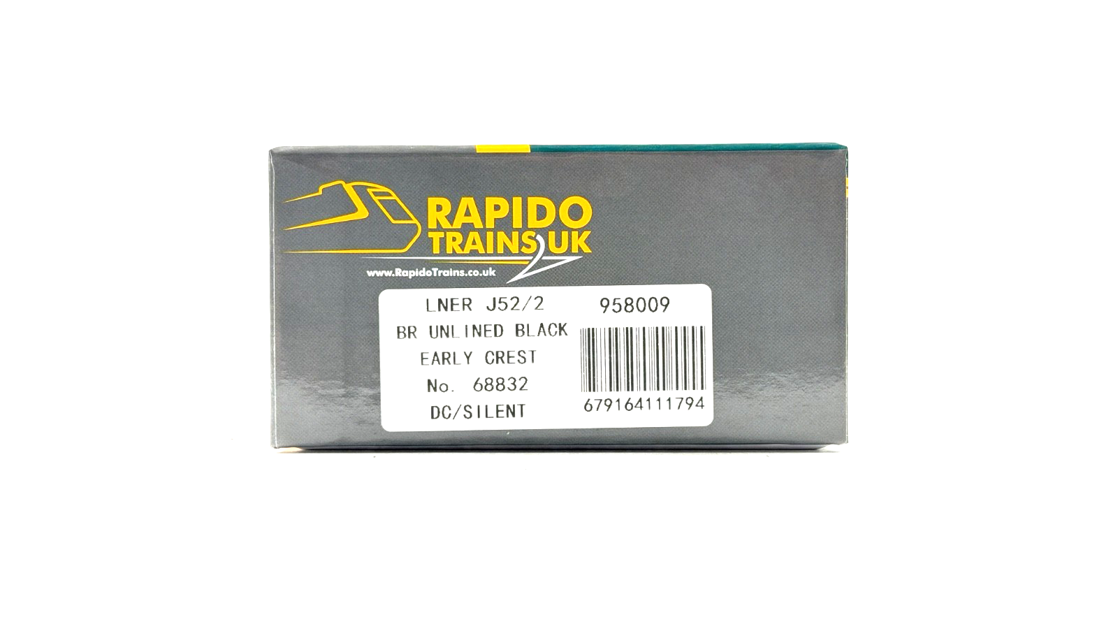 RAPIDO 00 GAUGE - 958009 - LNER J52/2 BR UNLINED BLACK EARLY NO.68832 DC - NEW