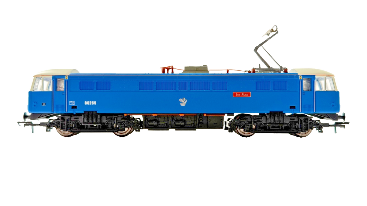 HORNBY OO GAUGE - R2755 - CLASS 86 ELECTRIC LOCOMOTIVE 86259 LES ROSS DCC FITTED