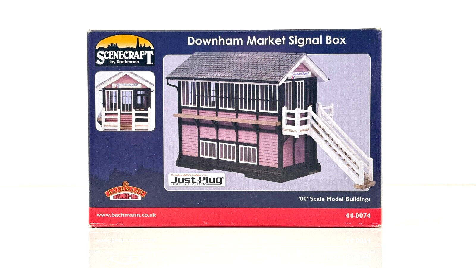 BACHMANN 00 GAUGE SCENECRAFT - 44-0074 - DOWNHAM MARKET SIGNAL BOX - NEW