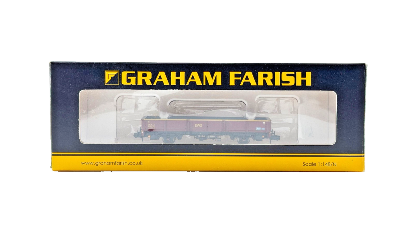 GRAHAM FARISH N GAUGE - 377-552A - OCA OPEN WAGON EWS - BOXED