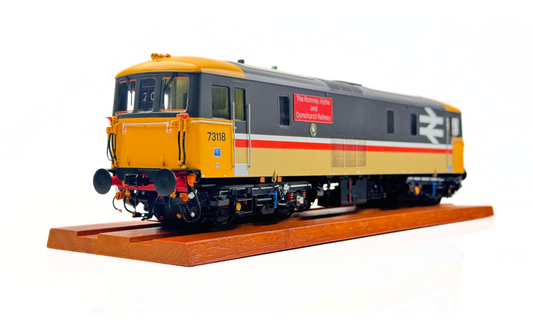 HELJAN O GAUGE - CLASS 73 ELECTRO DIESEL 73118 INTERCITY ROMNEY HYTHE DYMCHURCH