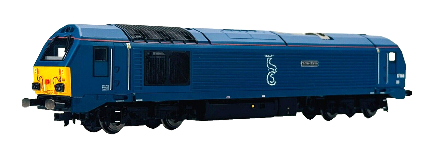 HORNBY 00 GAUGE - R3388 - CLASS 67 DIESEL 67004 CALEDONIAN CAIRN GORM DCC READY